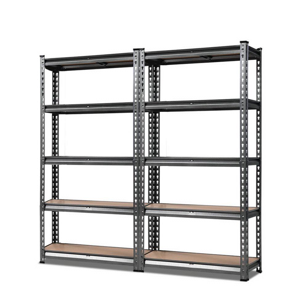 Giantz 2x1.5M Steel Warehouse Racking Rack Shelving Storage Garage Shelves Shelf.