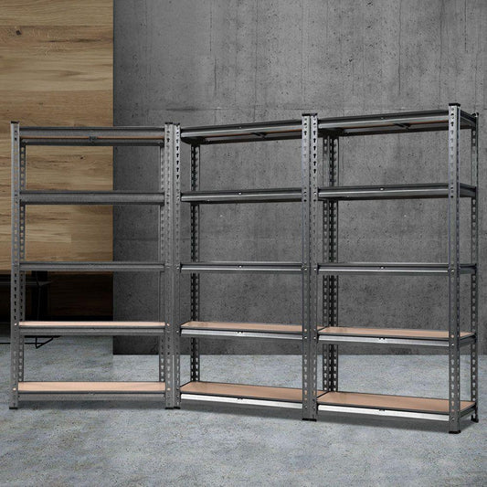 Giantz 3x1.5M Garage Shelving Warehouse Rack Pallet Racking Storage Charcoal.
