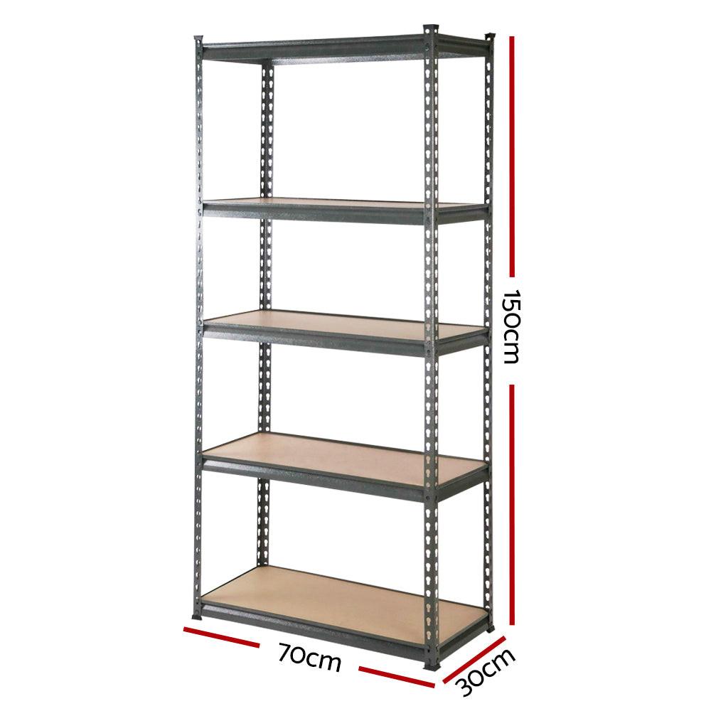 Giantz 6X1.5M Garage Shelving Warehouse Rack Pallet Racking Storage Shelves.