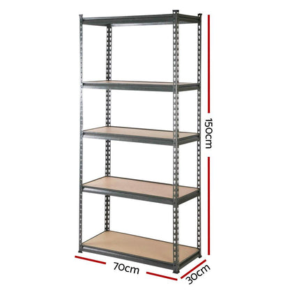 Giantz 6X1.5M Garage Shelving Warehouse Rack Pallet Racking Storage Shelves.