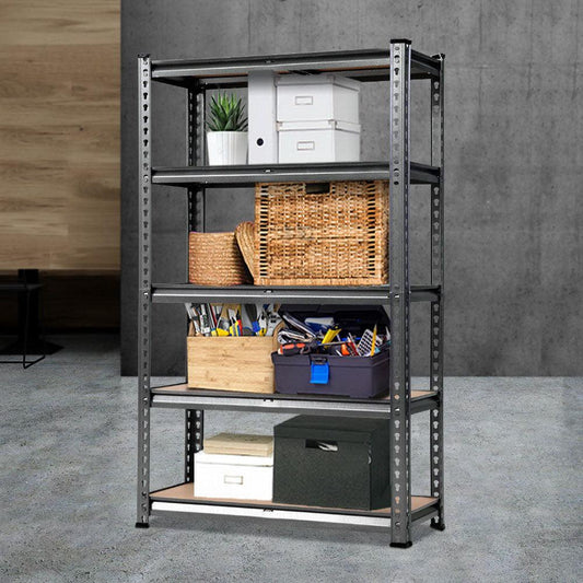 Giantz 1.8M Garage Shelving Warehouse Rack Pallet Racking Storage Shelf Charcoal.