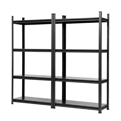 Giantz Garage Shelving 1.8X1.8m Warehouse Rack Storage Shelves Workshop Racks Steel