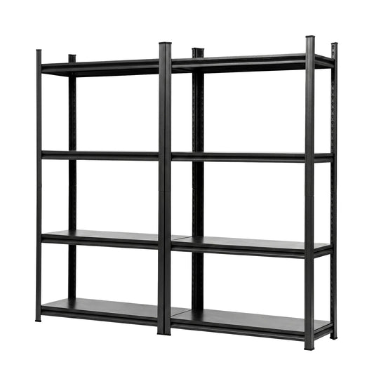 Giantz Garage Shelving 1.8X1.8m Warehouse Rack Storage Shelves Workshop Racks Steel