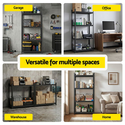 Giantz Garage Shelving 1.8X1.8m Warehouse Rack Storage Shelves Workshop Racks Steel