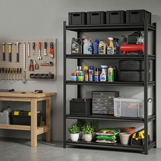 Giantz Garage Shelving 1.8X1.2m Warehouse Rack Storage Shelves Workshop Racks Steel.