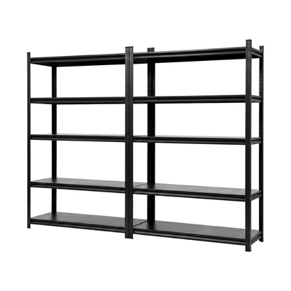 Giantz Garage Shelving 2.4X1.8m Warehouse Rack Storage Shelves Workshop Racks Steel