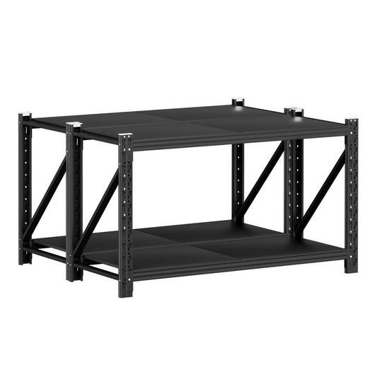Giantz 2x 0.9M Garage Shelving Workbench Warehouse Rack.