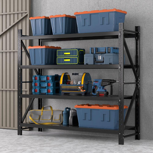 Giantz 2Mx1.8M Garage Shelving Warehouse Rack Pallet Racking Storage Shelf Black.