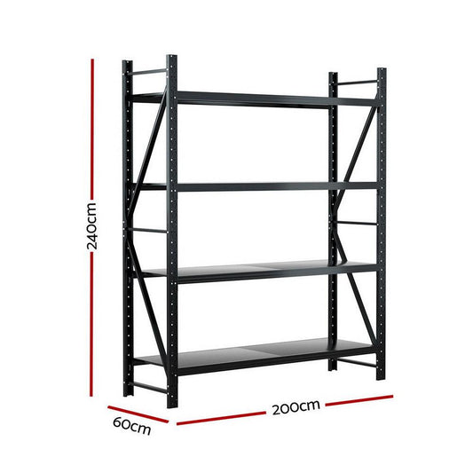 Giantz 2.4Mx2M Warehouse Shelving Garage Rack.