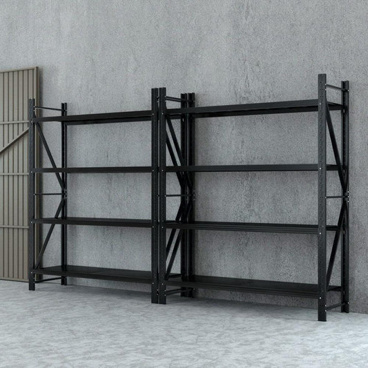 Giantz 4Mx2.4M Garage Shelving Warehouse Rack Black.