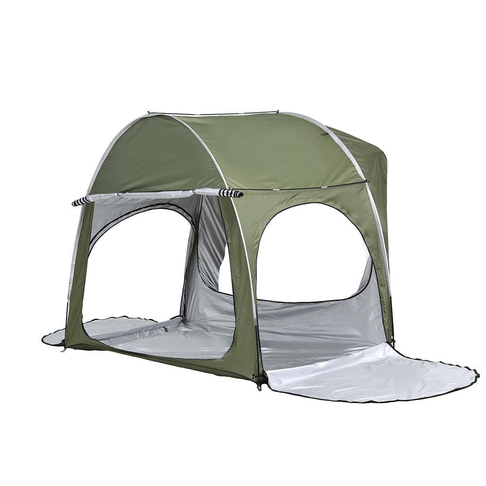 Weisshorn Camping Tent Car SUV Rear Hatchback Tents Canopy Portable Outdoor Family green.