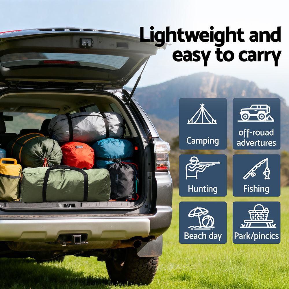 Weisshorn Camping Tent Car SUV Rear Hatchback Tents Canopy Portable Outdoor Family green.