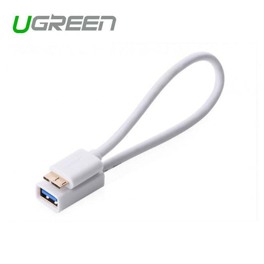 UGREEN Micro USB 3.0 OTG Cable For Samsung Note 3/S4/S5 - White (10817).