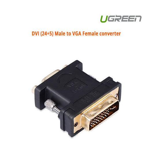 UGREEN DVI (24+5) Male to VGA Female converter (20122).