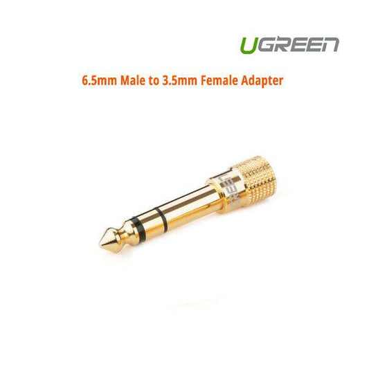 UGREEN 6.5mm Male to 3.5mm Female Adapter (20503).