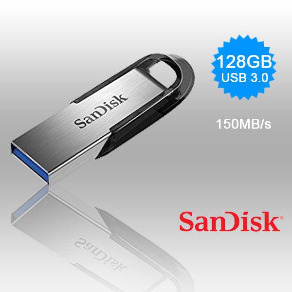 SANDISK 128GB CZ73 ULTRA FLAIR USB 3.0 FLASH DRIVE upto 150MB/s Hover Image