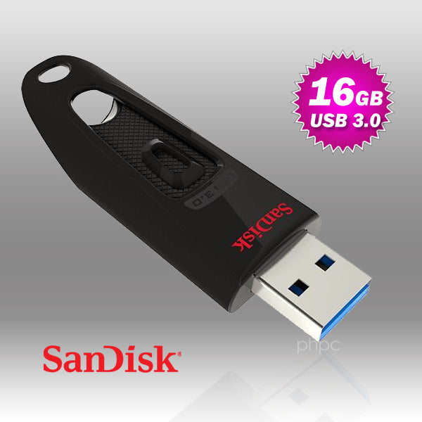 SanDisk Ultra CZ48 16G USB 3.0 Flash Drive (SDCZ48-016G) Hover Image