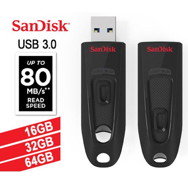 SanDisk Ultra CZ48 16G USB 3.0 Flash Drive (SDCZ48-016G).