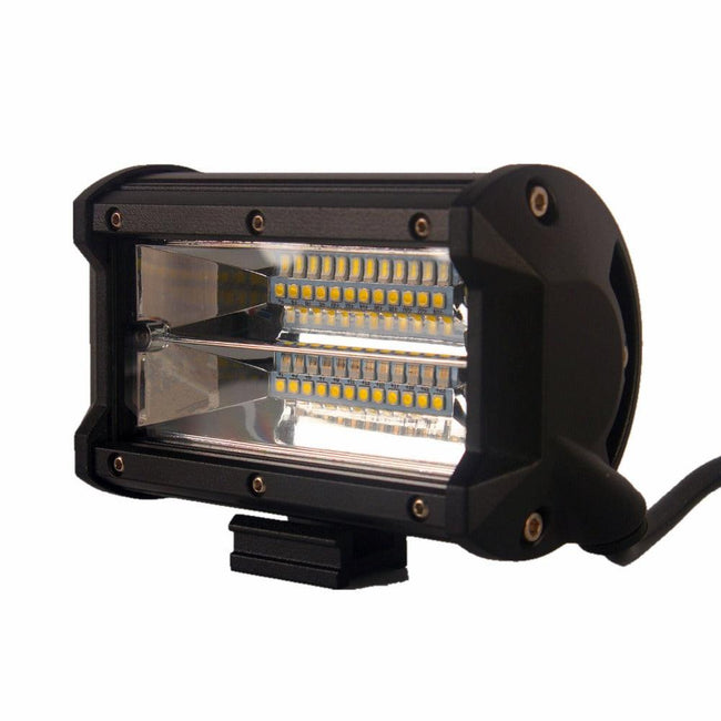 2x 5inch Flood LED Light Bar Offroad Boat Work Driving Fog Lamp Truck Scene 4x4 Main Image