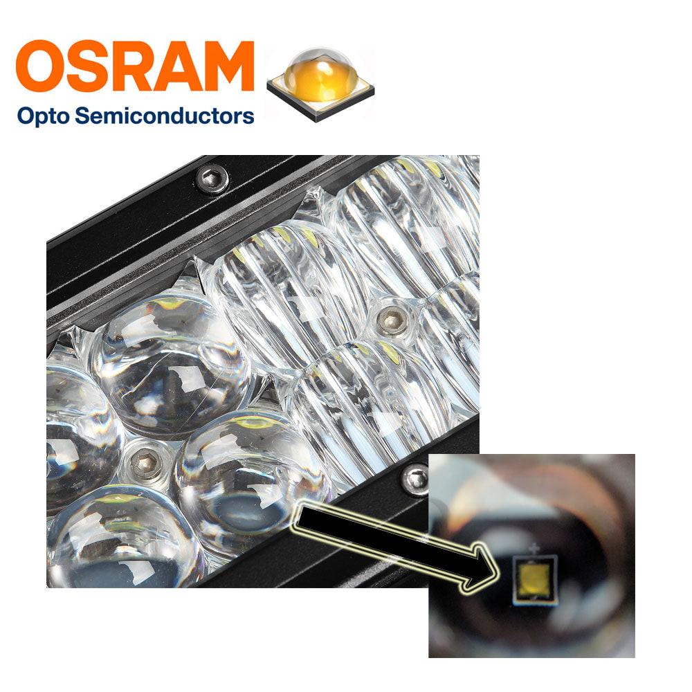 23inch Osram LED Light Bar 5D 144w Sopt Flood Combo Beam Work Driving Lamp 4wd.