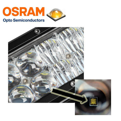 23inch Osram LED Light Bar 5D 144w Sopt Flood Combo Beam Work Driving Lamp 4wd.